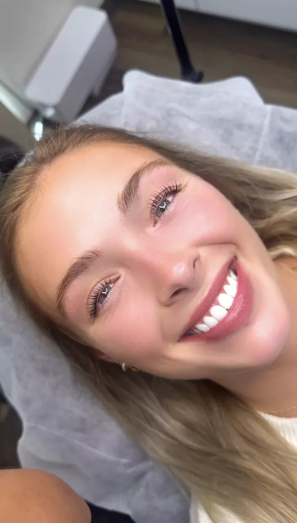 permanent makeup lash lift and tint