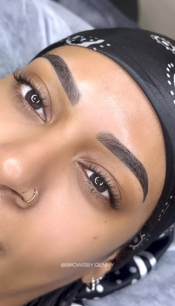 ombre brows permanent makeup